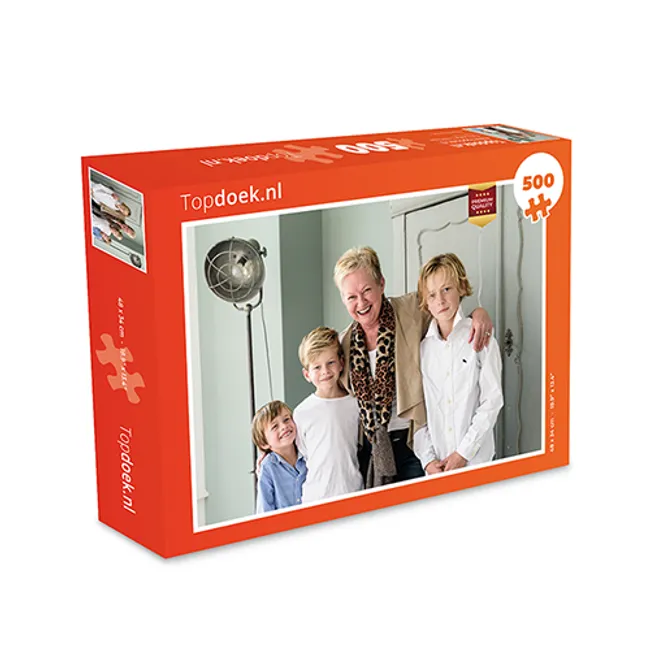 Fotopuzzle mit Schachtel