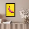 Banaan - Grafisch - Geel fotolijst zwart zonder passe partout klein -sfeer5