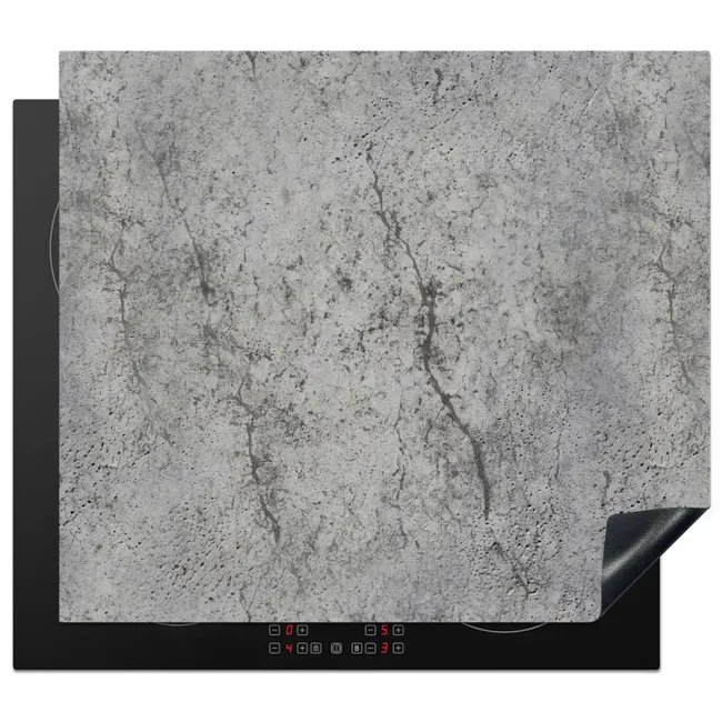 Beton - Muur - Industrieel - Patronen Inductie beschermer vinyl 3mm middel 274 -3d