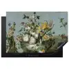 Bloemen - Oude Meesters - Olieverf Inductie beschermer vinyl 3mm klein -3d
