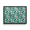 Bladeren - Tropisch - Jungle fotolijst zwart zonder passe partout middel -3d