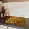 Amandelbloesem - Kunst - Van Gogh - Goud Inductie beschermer vinyl 3mm middel -sfeer3