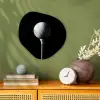 Golfbal - Minimalistisch - Wit Wandcirkel Organisch Forex 3mm klein -sfeer2