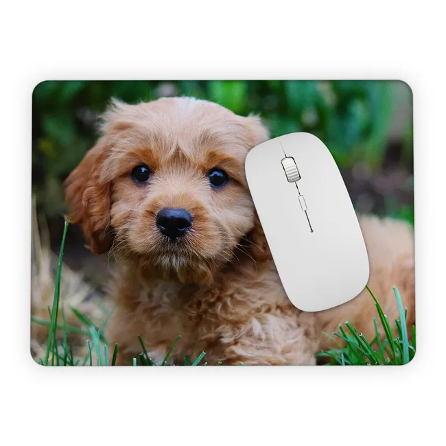Individuelles Mousepad Selbst Gestalten – Mit Eigenem Foto & Text | 24x20 Cm, Rutschfeste Unterseite | UV-Druck, Farbecht