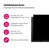 Effen Zwart Inductie beschermer vinyl 3mm middel -zzzzzzz-lf-ups