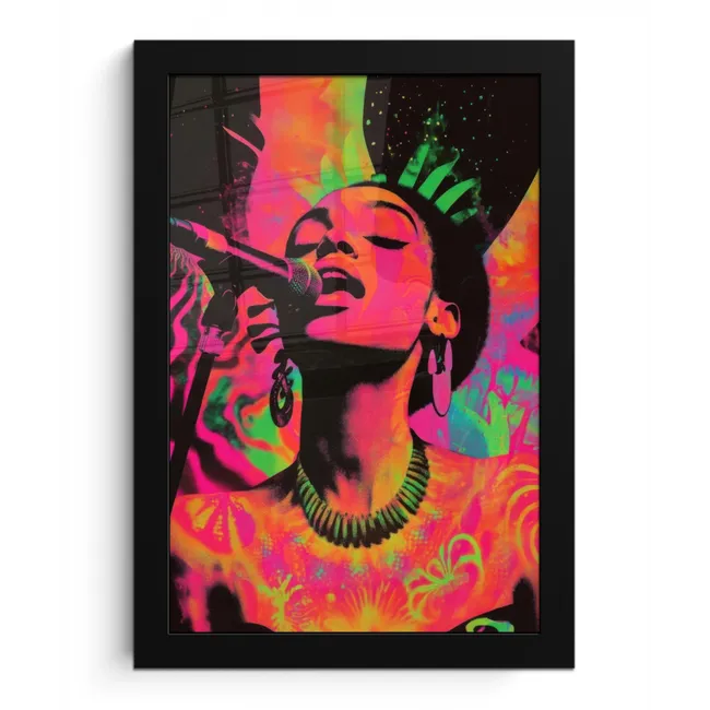 3-2-3 fotolijst zwart zonder passe partout klein -3d