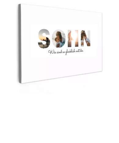 Personalisierbare Leinwand - Sohn