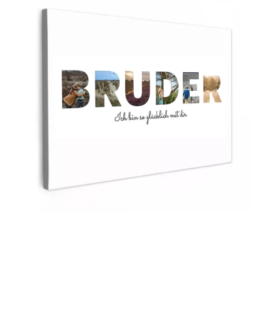Personalisierbare Leinwand - Bruder