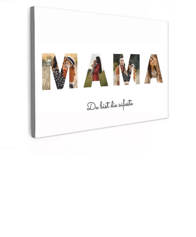 Personalisierbare Leinwand - Mama
