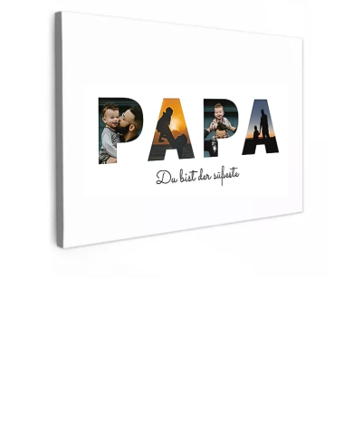 Personalisierbare Leinwand - Papa