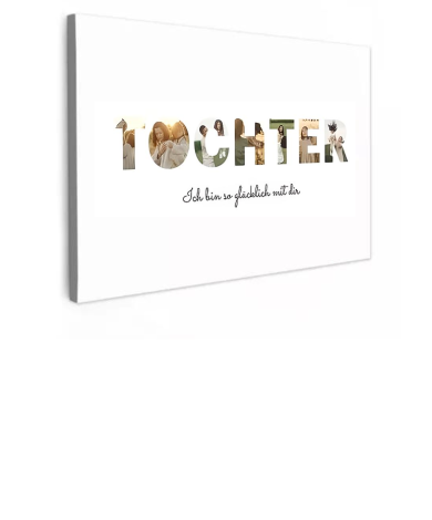 Personalisierbare Leinwand - Tochter