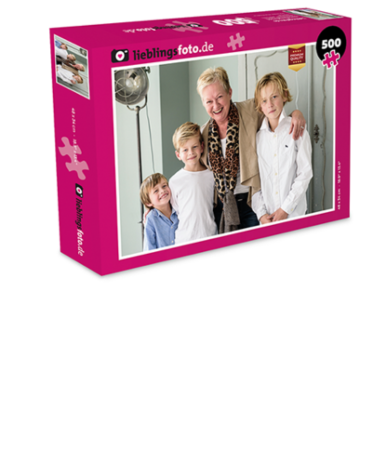 Fotopuzzle mit Schachtel