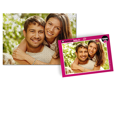 Puzzle mit Schachtel