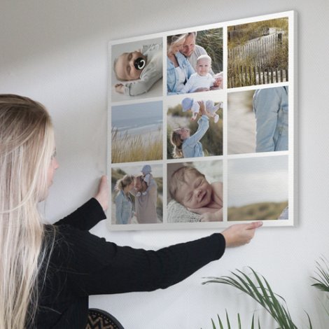 collage op canvas