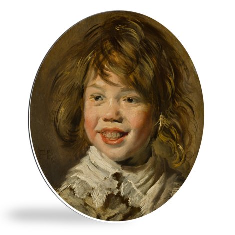 Runde Bilder - Lachender Junge - Frans Hals Gemälde