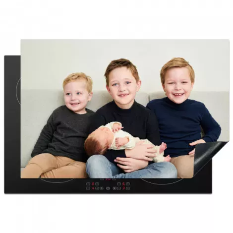 Personalisierbare Herdabdeckplatte mit eigenem Foto