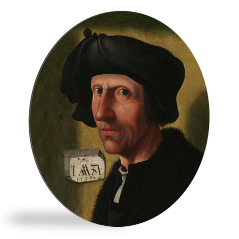Runde Bilder - Porträt von Jacob Cornelisz van Oostsanen - Gemälde von Jacob Cornelisz. van Oostsanen
