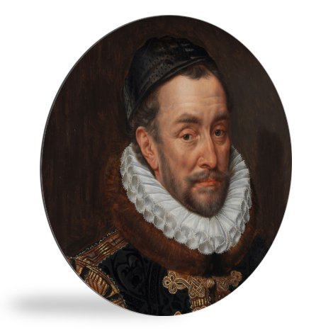 Runde Bilder - Wilhelm von Oranien - Gemälde von Adriaen Thomasz.