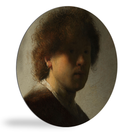 Runde Bilder - Selbstporträt - Gemälde von Rembrandt van Rijn