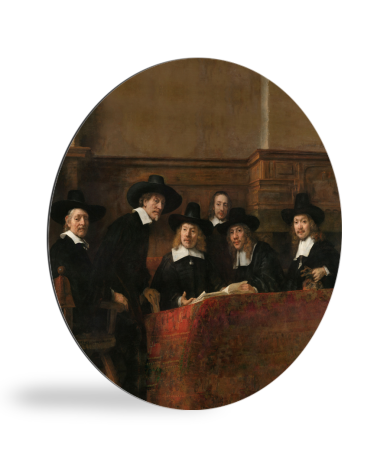 Runde Bilder - Die Stahlmeister - Gemälde von Rembrandt van Rijn