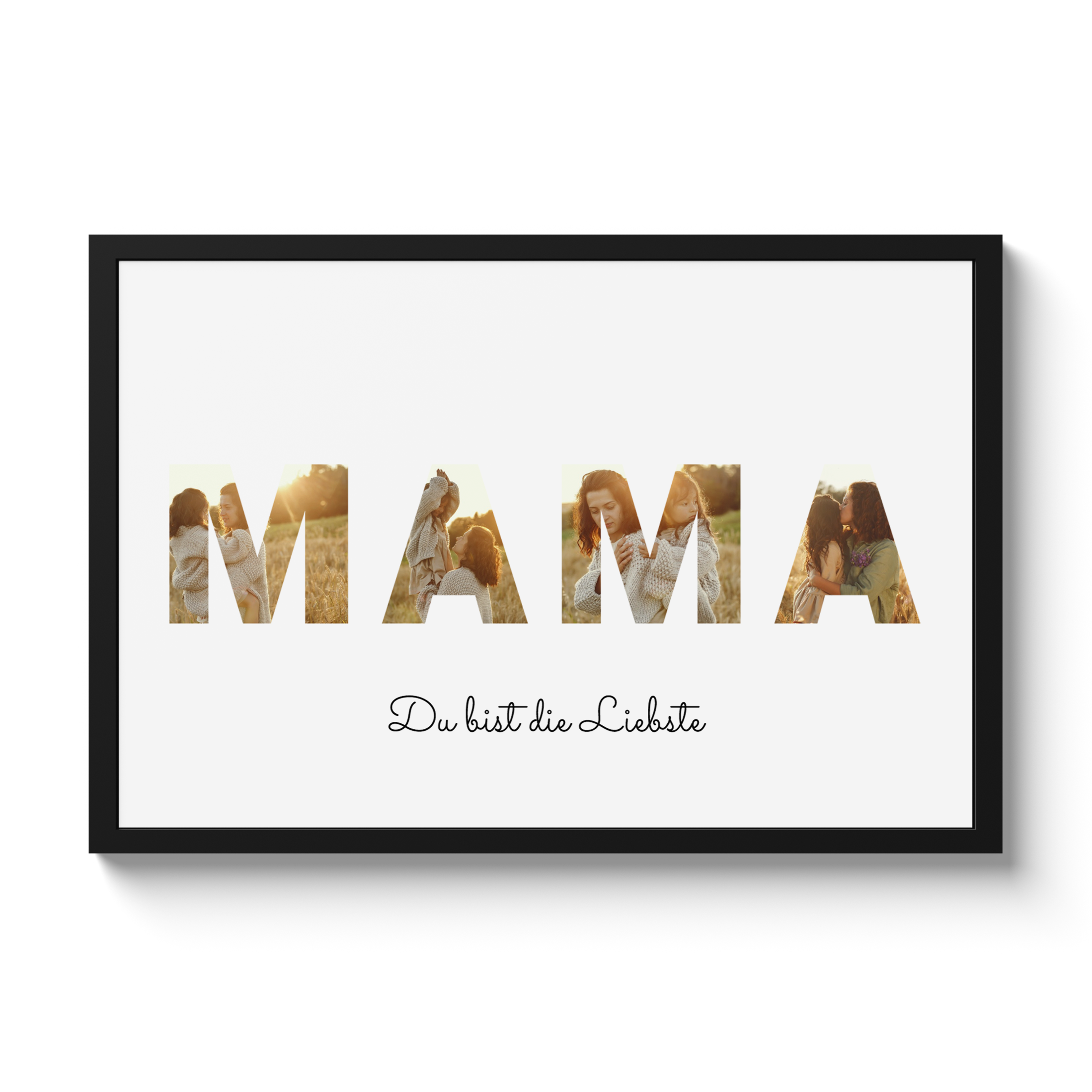 Poster mit Rahmen - Mama