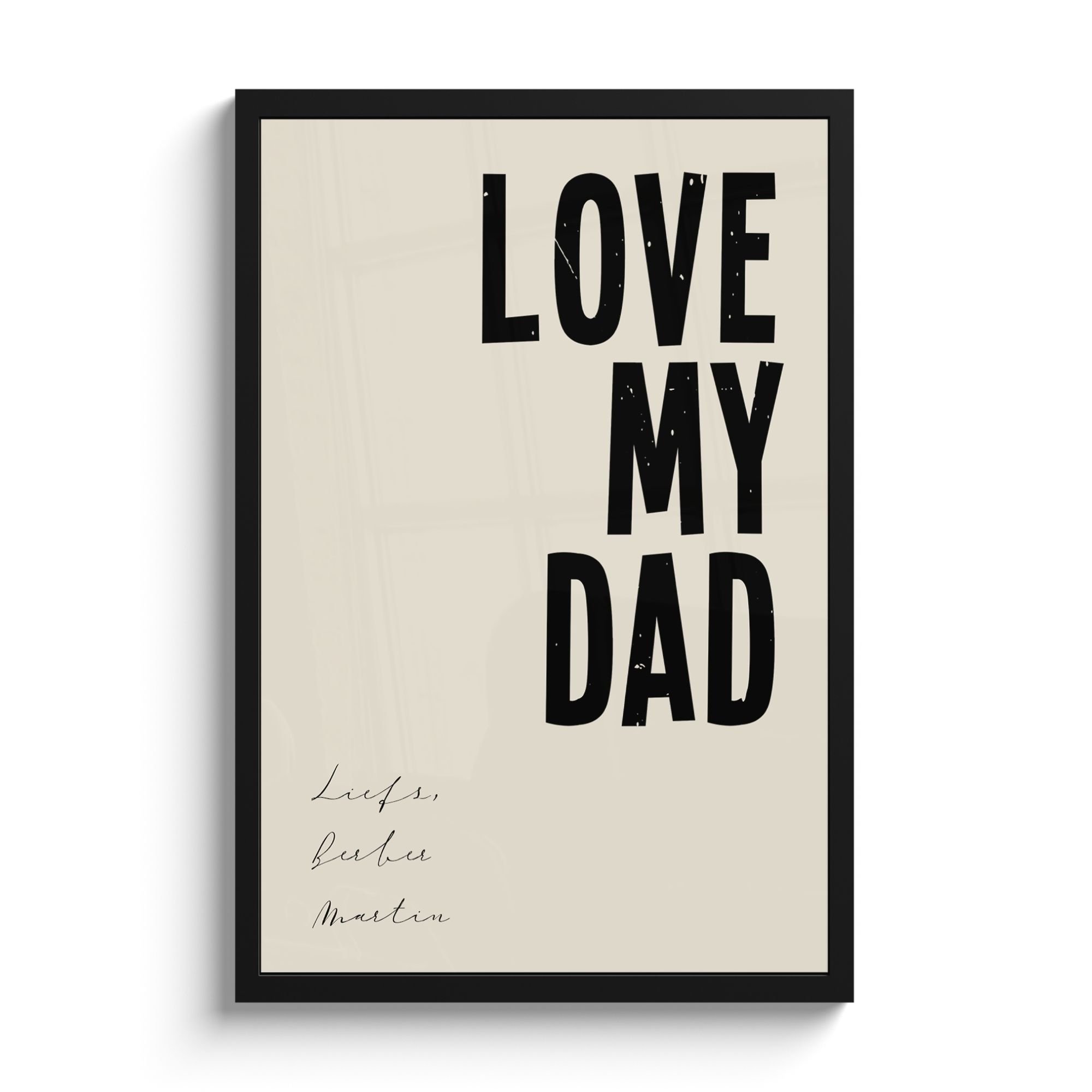 Foto im Rahmen – Love Dad