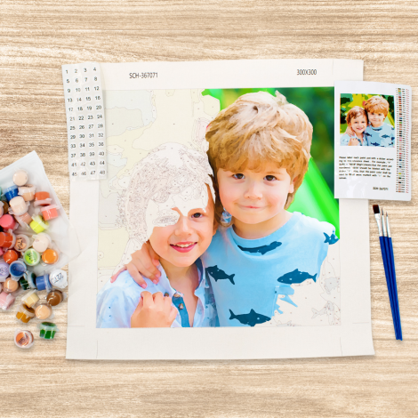 Dein Lieblingsfoto als Ausmalbild: Malen nach Zahlen mit Persönlichkeit!