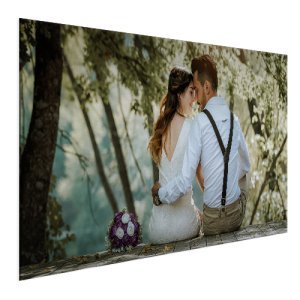 Foto op aluminium 100x100 cm