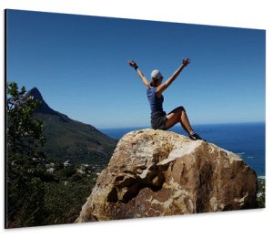 Foto op aluminium 100x100 cm