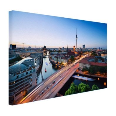 Berlin Skyline Fernsehturm Leinwand