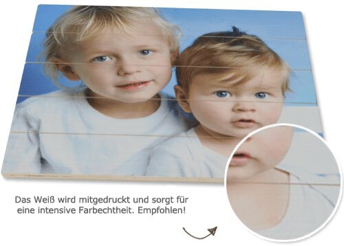 Foto Fichtenholz mit Whitewash