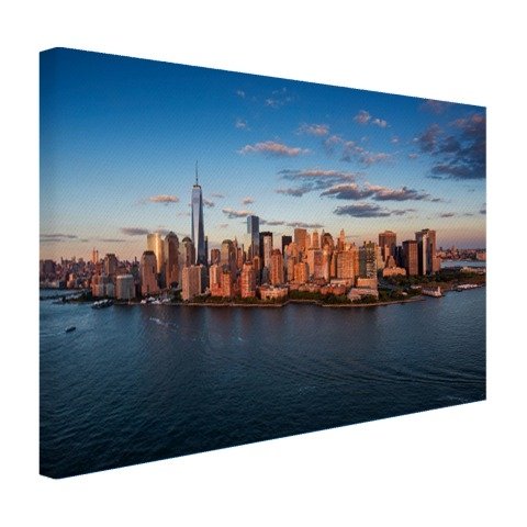 Luftaufnahme Skyline New York Leinwand