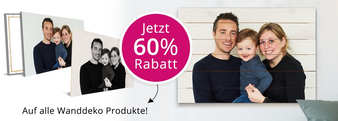 Wanddeko Rabatt 60%