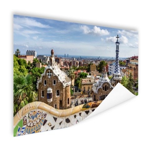 Parc Guell in barcelona poster