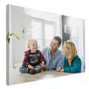 Familie auf Leinwand