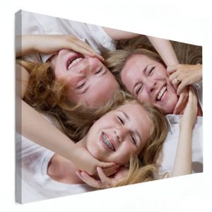 Freundin auf Leinwand