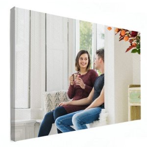 Mann und Frau auf Leinwand