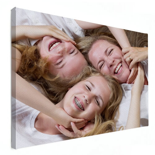 Freundin auf Leinwand