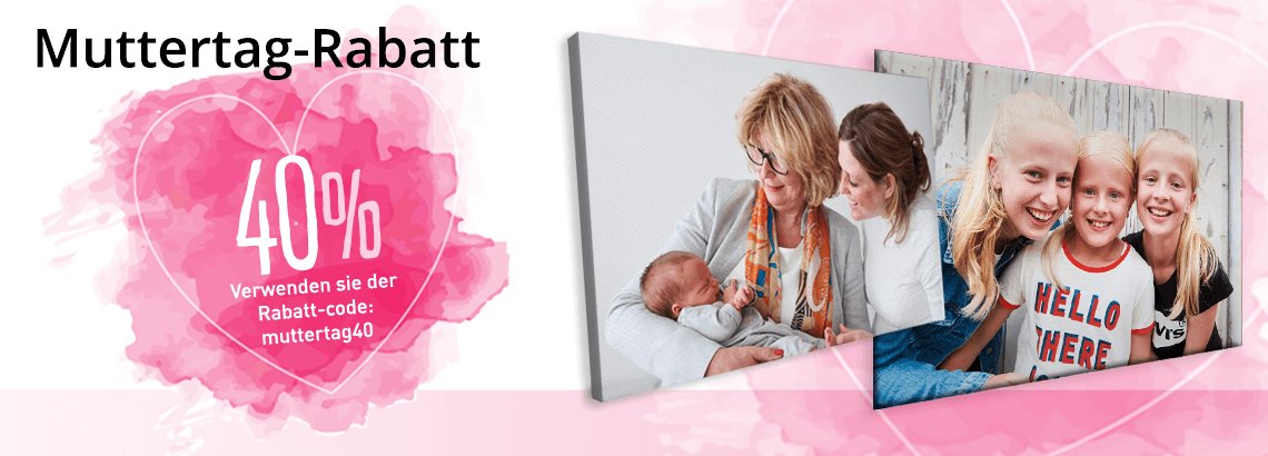 Muttertag header 40% Rabatt!