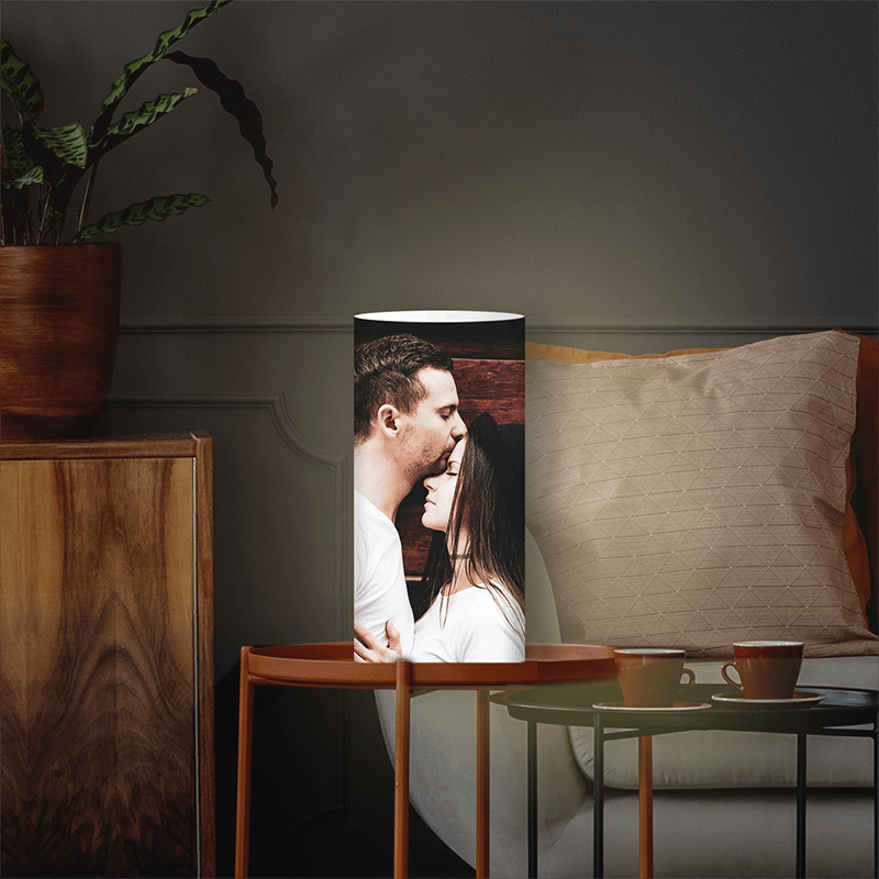 Foto auf Lampe