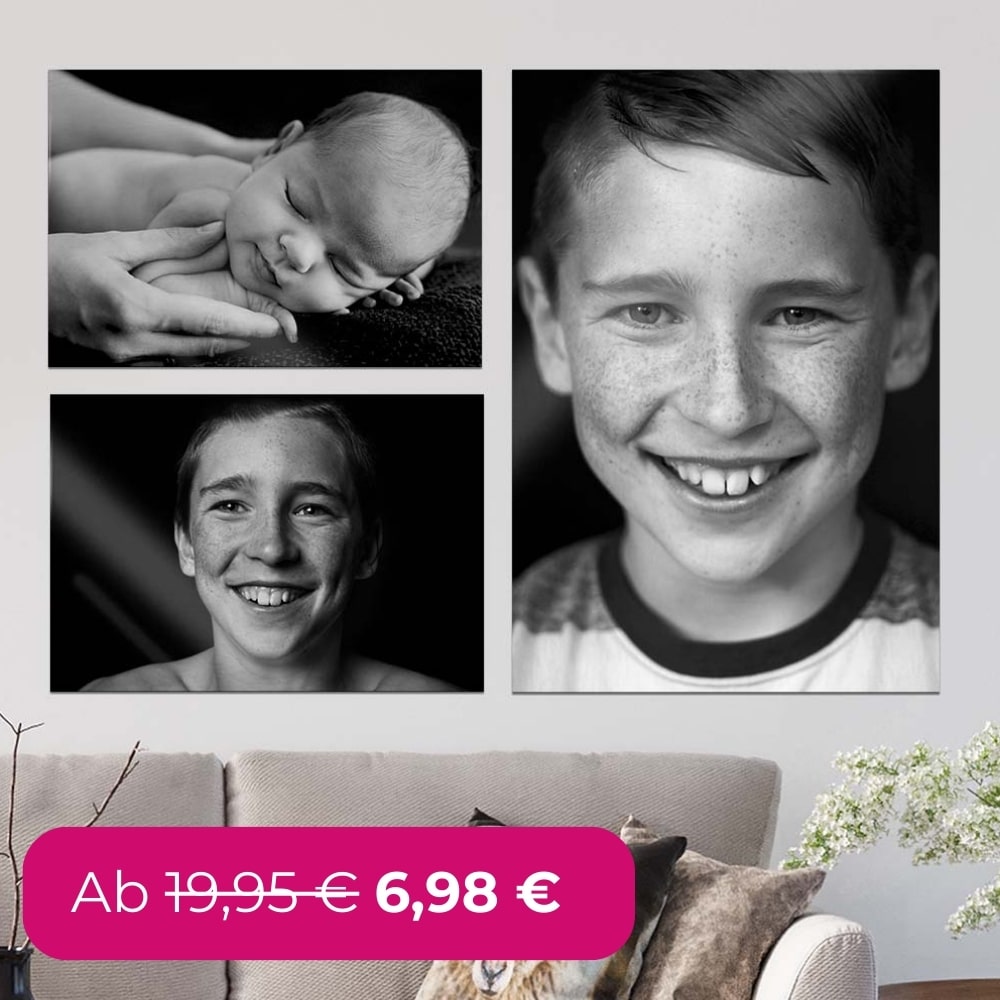 Foto auf Aluminium