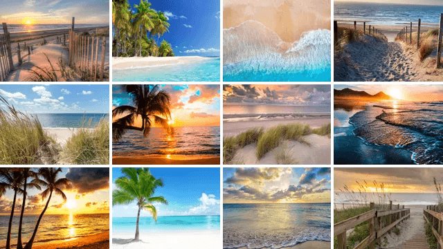 Leinwand Strand & Meer