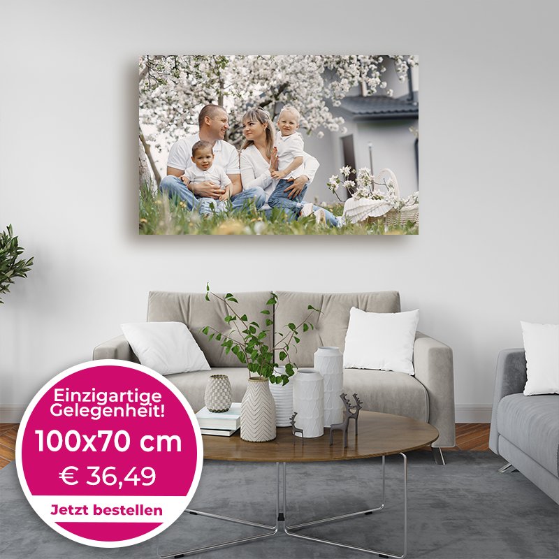 Foto auf Leinwand 120x80cm