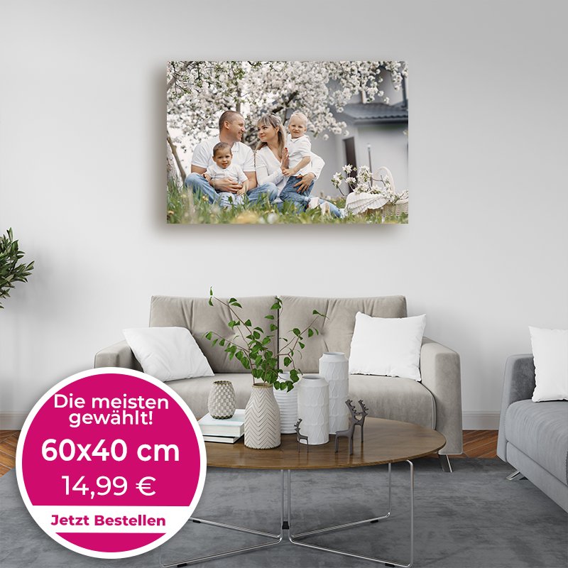 Foto auf Leinwand 100x70cm