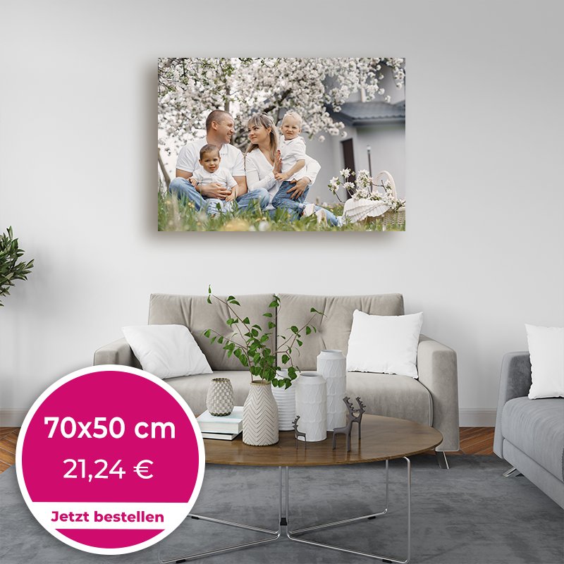 Foto auf Leinwand 60x40cm