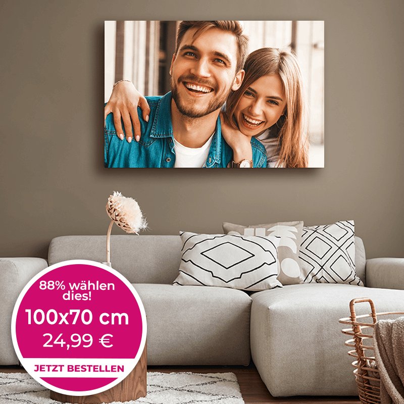 Foto auf Leinwand 100x70cm
