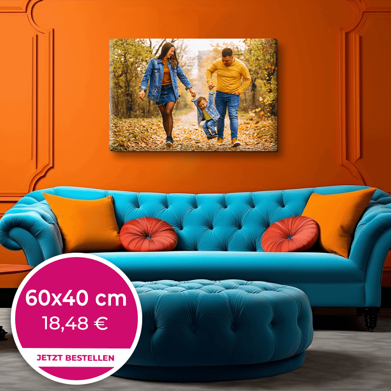 Foto auf Leinwand 60x40cm