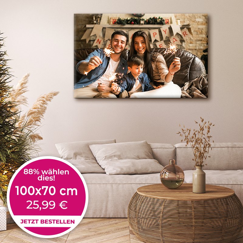 Foto auf Leinwand 100x70cm