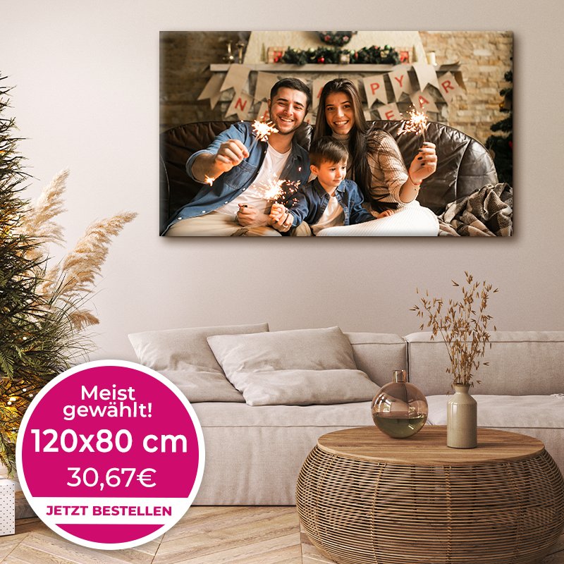 Foto auf Leinwand 120x80cm