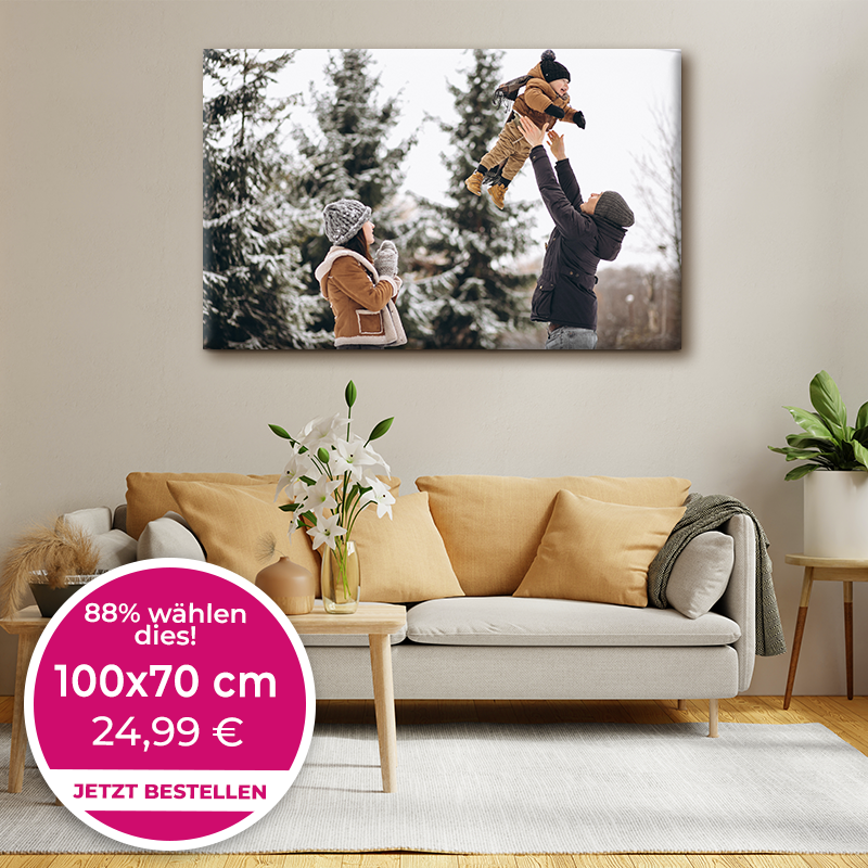 Foto auf Leinwand 100x70cm